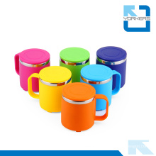 Straight Anti-Hot and Durable Stainless Steel Milk Cup & Water Cup for Kids